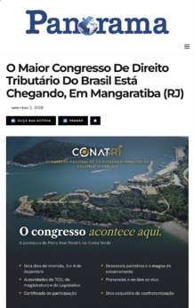 Miniatura da matéria sobre o CONATRI no Panorama